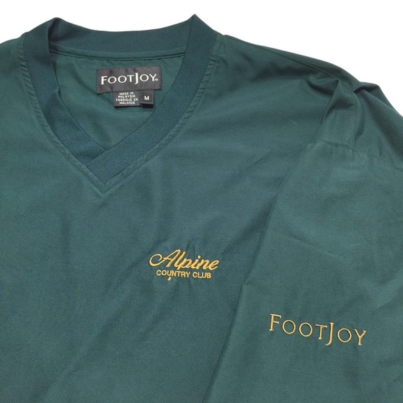 FootJoy VNeck Golf Pullover Green Alpine‎ Country - Picture 4 of 7